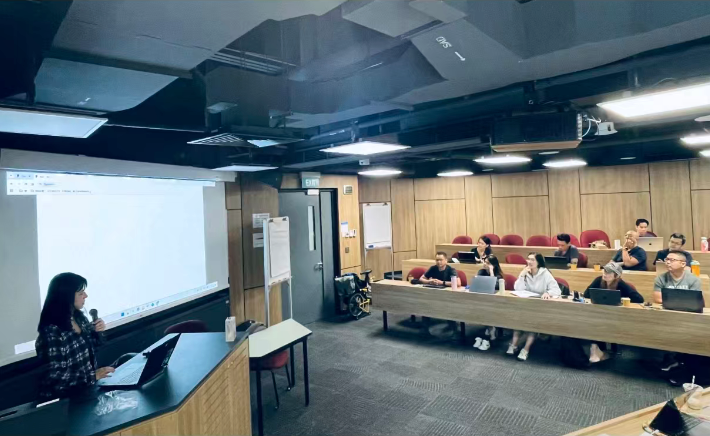 Guest speaking about product thinking at NTU